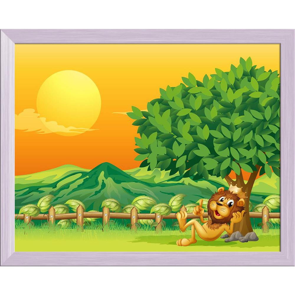 ArtzFolio King Lion Inside The Wooden Fence Canvas Painting Synthetic Frame-Paintings Synthetic Framing-AZ5006013ART_FR_RF_R-0-Image Code 5006013 Vishnu Image Folio Pvt Ltd, IC 5006013, ArtzFolio, Paintings Synthetic Framing, Animals, Kids, Digital Art, king, lion, inside, the, wooden, fence, canvas, painting, synthetic, frame, framed, print, wall, for, living, room, with, poster, pitaara, box, large, size, drawing, art, split, big, office, reception, photography, of, panel, designer, decorative, amazonbasi