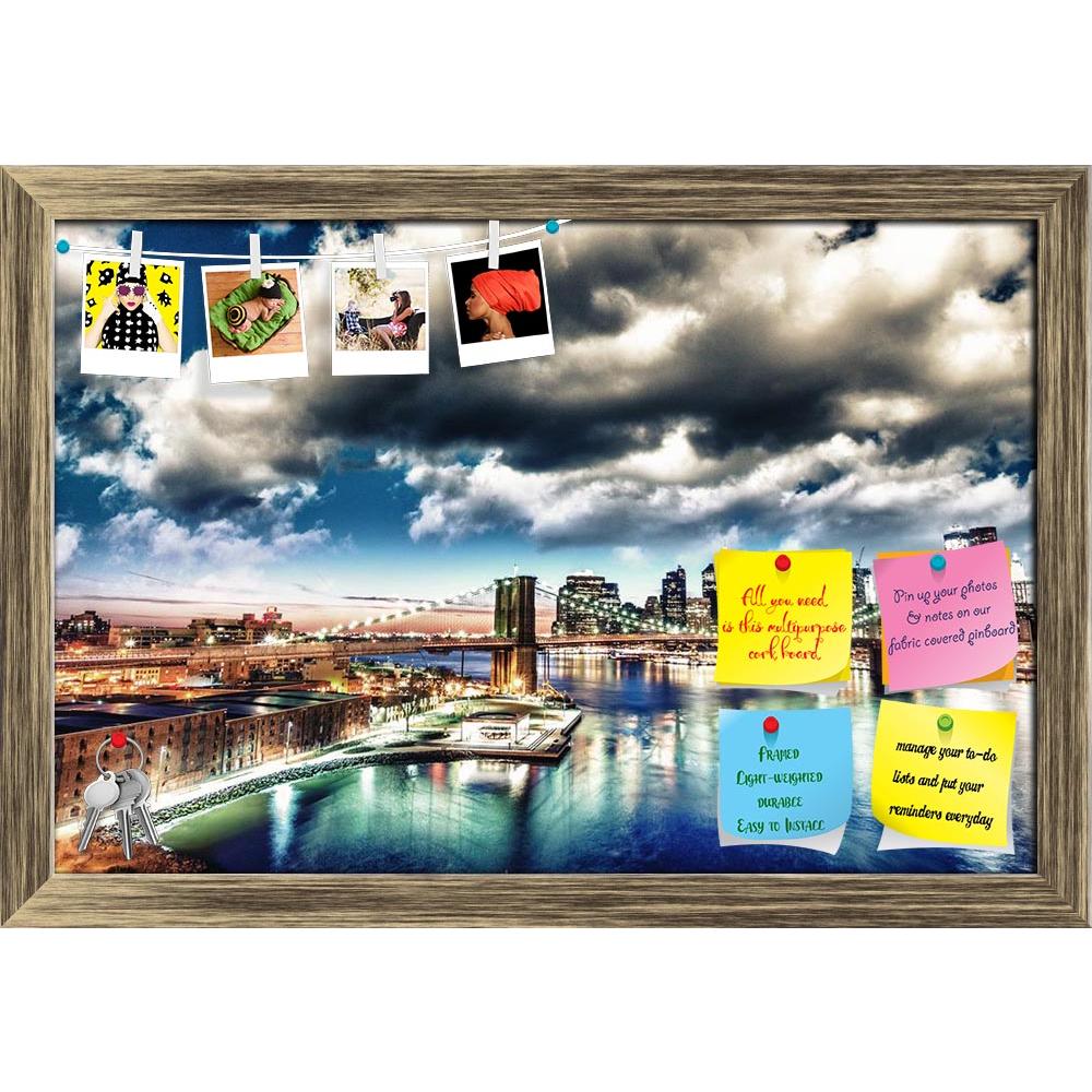 ArtzFolio New York Cityscape & Brooklyn Bridge at Sunset, USA Printed Bulletin Board Notice Pin Board Soft Board | Framed-Bulletin Boards Framed-AZ5006014BLB_FR_RF_R-0-Image Code 5006014 Vishnu Image Folio Pvt Ltd, IC 5006014, ArtzFolio, Bulletin Boards Framed, Landscapes, Places, Photography, new, york, cityscape, brooklyn, bridge, at, sunset, usa, printed, bulletin, board, notice, pin, soft, framed, america, apartment, architecture, beauty, blue, buildings, business, city, downtown, dusk, east, evening, f
