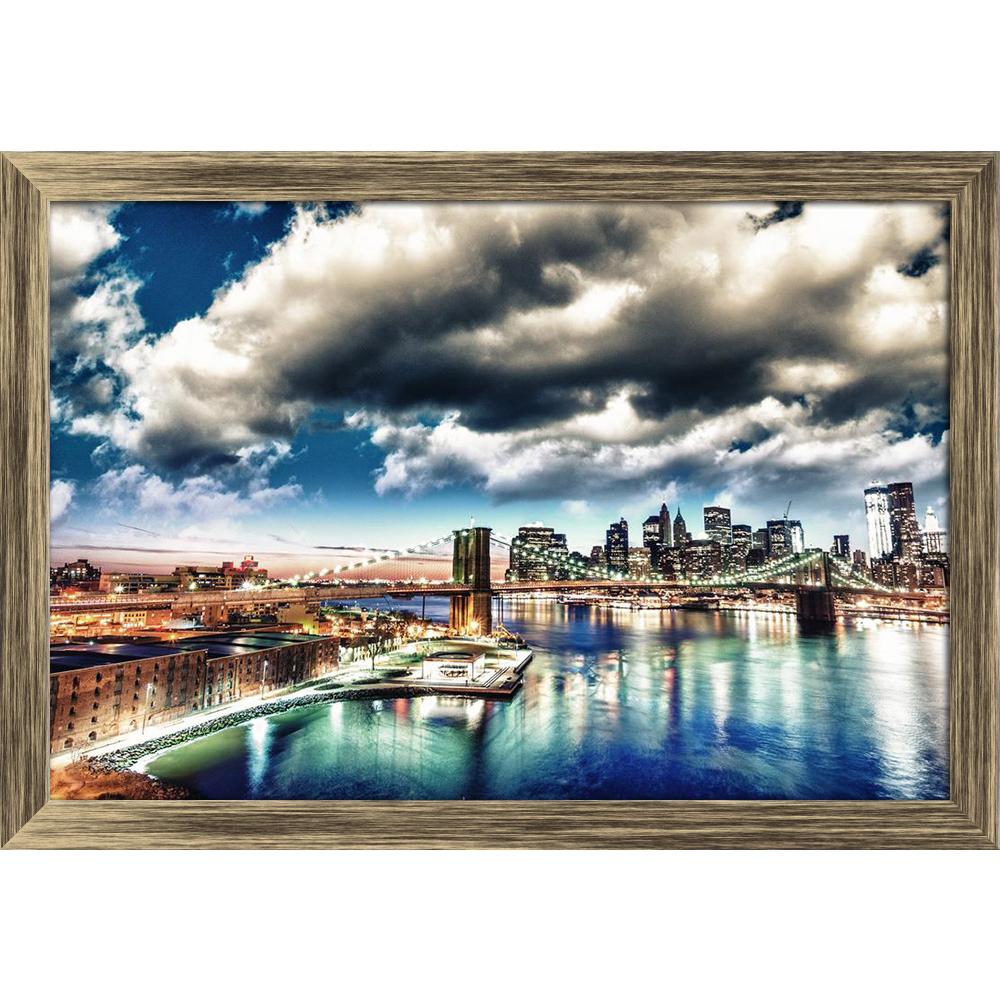 ArtzFolio New York Cityscape Brooklyn Bridge at Sunset, USA Canvas Painting-Paintings Wooden Framing-AZ5006014ART_FR_RF_R-0-Image Code 5006014 Vishnu Image Folio Pvt Ltd, IC 5006014, ArtzFolio, Paintings Wooden Framing, Landscapes, Places, Photography, new, york, cityscape, brooklyn, bridge, at, sunset, usa, canvas, painting, framed, print, wall, for, living, room, with, frame, poster, pitaara, box, large, size, drawing, art, split, big, office, reception, of, kids, panel, designer, decorative, amazonbasics