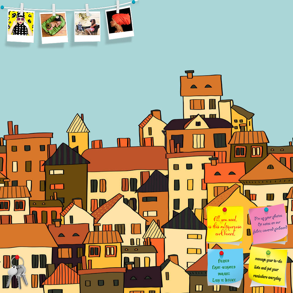 ArtzFolio Panorama Town In European Style Printed Bulletin Board Notice Pin Board Soft Board | Frameless-Bulletin Boards Frameless-AZ5006016BLB_FL_RF_R-0-Image Code 5006016 Vishnu Image Folio Pvt Ltd, IC 5006016, ArtzFolio, Bulletin Boards Frameless, Kids, Places, Digital Art, panorama, town, in, european, style, printed, bulletin, board, notice, pin, soft, frameless, seamless, pattern, orange, green., pin up board, push pin board, extra large cork board, big pin board, notice board, small bulletin board, c
