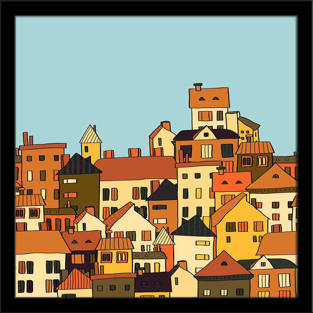 Panorama Town In European Style Painting Poster Frame-Regular Art Framed-REG_FR-IC 5006016 IC 5006016, Ancient, Animated Cartoons, Architecture, Automobiles, Caricature, Cartoons, Cities, City Views, God Ram, Hinduism, Historical, Landscapes, Medieval, Panorama, Patterns, Retro, Scenic, Sketches, Transportation, Travel, Urban, Vehicles, Vintage, town, in, european, style, painting, poster, frame, city, apartment, background, banner, blue, brown, building, cartoon, castle, chimney, cityscape, color, construc