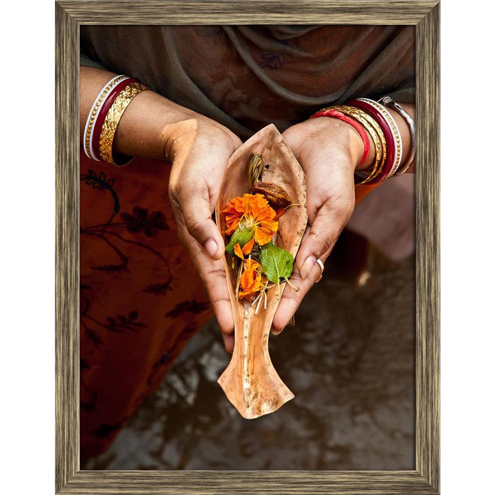 ArtzFolio Hindu Pilgrim Praying River Goddess Ganges Canvas Painting Synthetic Frame-Paintings Synthetic Framing-AZ5006020ART_FR_RF_R-0-Image Code 5006020 Vishnu Image Folio Pvt Ltd, IC 5006020, ArtzFolio, Paintings Synthetic Framing, Religious, Traditional, Photography, hindu, pilgrim, praying, river, goddess, ganges, canvas, painting, synthetic, frame, framed, print, wall, for, living, room, with, poster, pitaara, box, large, size, drawing, art, split, big, office, reception, of, kids, panel, designer, de