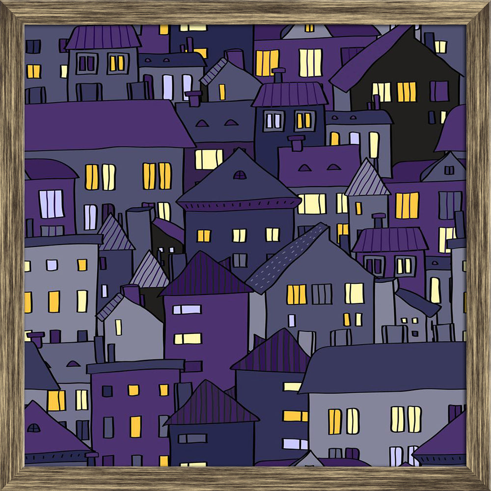 ArtzFolio Panorama View Old Town At Night In Violet Canvas Painting Synthetic Frame-Paintings Synthetic Framing-AZ5006021ART_FR_RF_R-0-Image Code 5006021 Vishnu Image Folio Pvt Ltd, IC 5006021, ArtzFolio, Paintings Synthetic Framing, Kids, Places, Digital Art, panorama, view, old, town, at, night, in, violet, canvas, painting, synthetic, frame, framed, print, wall, for, living, room, with, poster, pitaara, box, large, size, drawing, art, split, big, office, reception, photography, of, panel, designer, decor