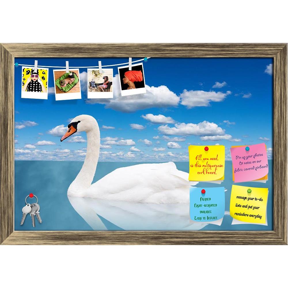 ArtzFolio White Swan Floats in Water Under the Blue Sky Printed Bulletin Board Notice Pin Board Soft Board | Framed-Bulletin Boards Framed-AZ5006025BLB_FR_RF_R-0-Image Code 5006025 Vishnu Image Folio Pvt Ltd, IC 5006025, ArtzFolio, Bulletin Boards Framed, Birds, Photography, white, swan, floats, in, water, under, the, blue, sky, printed, bulletin, board, notice, pin, soft, framed, angel, animal, background, beautiful, beauty, bird, black, calm, day, digital, elegance, elegant, feather, fly, grace, graceful,