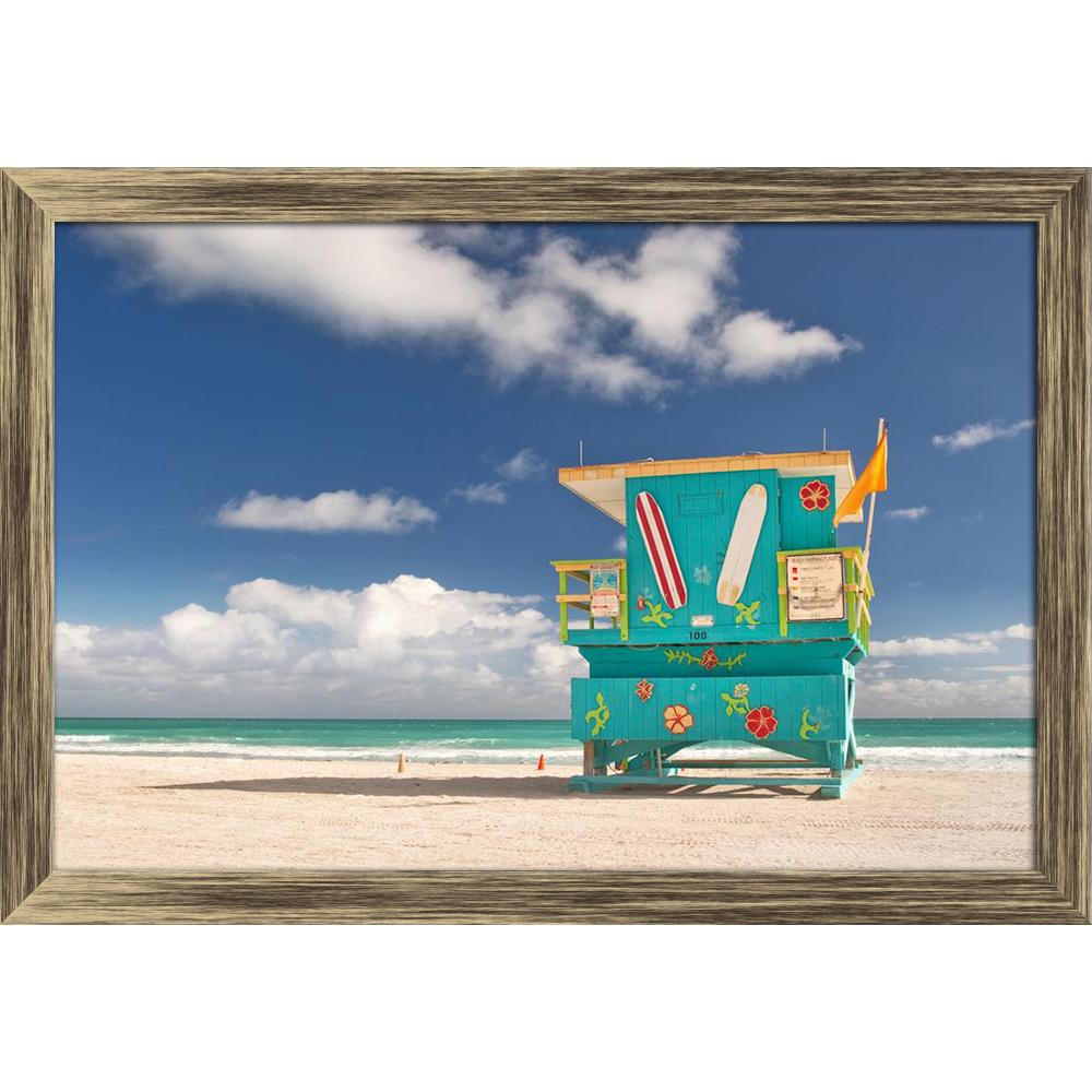 ArtzFolio Lifeguard House on Miami Beach Florida, USA D1 Canvas Painting-Paintings Wooden Framing-AZ5006027ART_FR_RF_R-0-Image Code 5006027 Vishnu Image Folio Pvt Ltd, IC 5006027, ArtzFolio, Paintings Wooden Framing, Landscapes, Places, Photography, lifeguard, house, on, miami, beach, florida, usa, d1, canvas, painting, framed, print, wall, for, living, room, with, frame, poster, pitaara, box, large, size, drawing, art, split, big, office, reception, of, kids, panel, designer, decorative, amazonbasics, repr