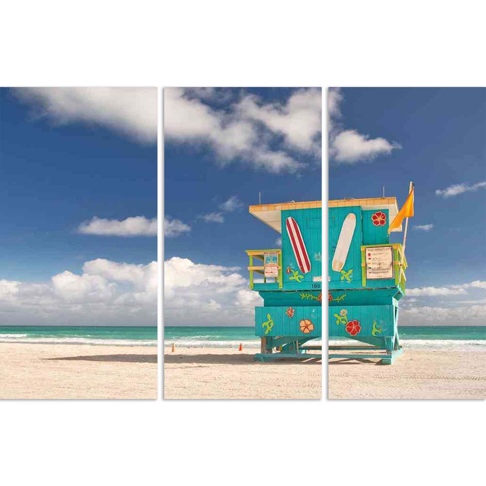ArtzFolio Lifeguard House on Miami Beach Florida, USA D1 Split Art Painting Panel on Sunboard-Split Art Panels-AZ5006027SPL_FR_RF_R-0-Image Code 5006027 Vishnu Image Folio Pvt Ltd, IC 5006027, ArtzFolio, Split Art Panels, Landscapes, Places, Photography, lifeguard, house, on, miami, beach, florida, usa, d1, split, art, painting, panel, sunboard, framed, canvas, print, wall, for, living, room, with, frame, poster, pitaara, box, large, size, drawing, big, office, reception, of, kids, designer, decorative, ama