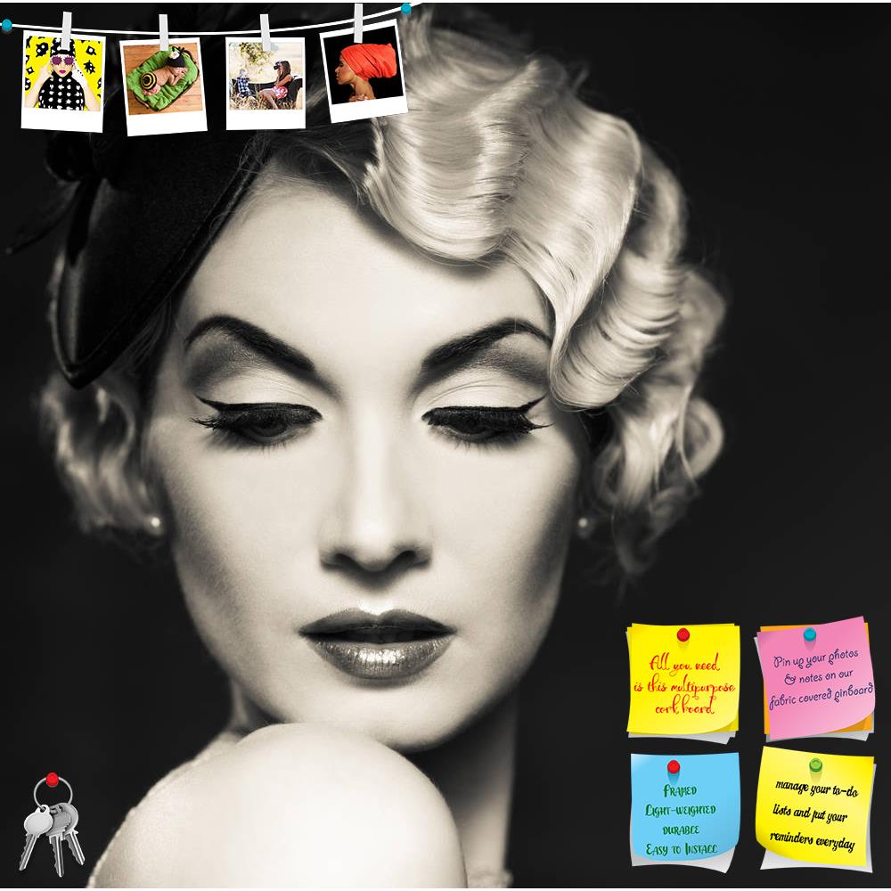 ArtzFolio Monochrome Picture of Elegant Retro Woman D1 Printed Bulletin Board Notice Pin Board Soft Board | Frameless-Bulletin Boards Frameless-AZ5006028BLB_FL_RF_R-0-Image Code 5006028 Vishnu Image Folio Pvt Ltd, IC 5006028, ArtzFolio, Bulletin Boards Frameless, Fashion, Portraits, Photography, monochrome, picture, of, elegant, retro, woman, d1, printed, bulletin, board, notice, pin, soft, frameless, adult, art, attractive, b&w, beautiful, beauty, blond, caucasian, classic, cosmetics, desaturated, dress, e