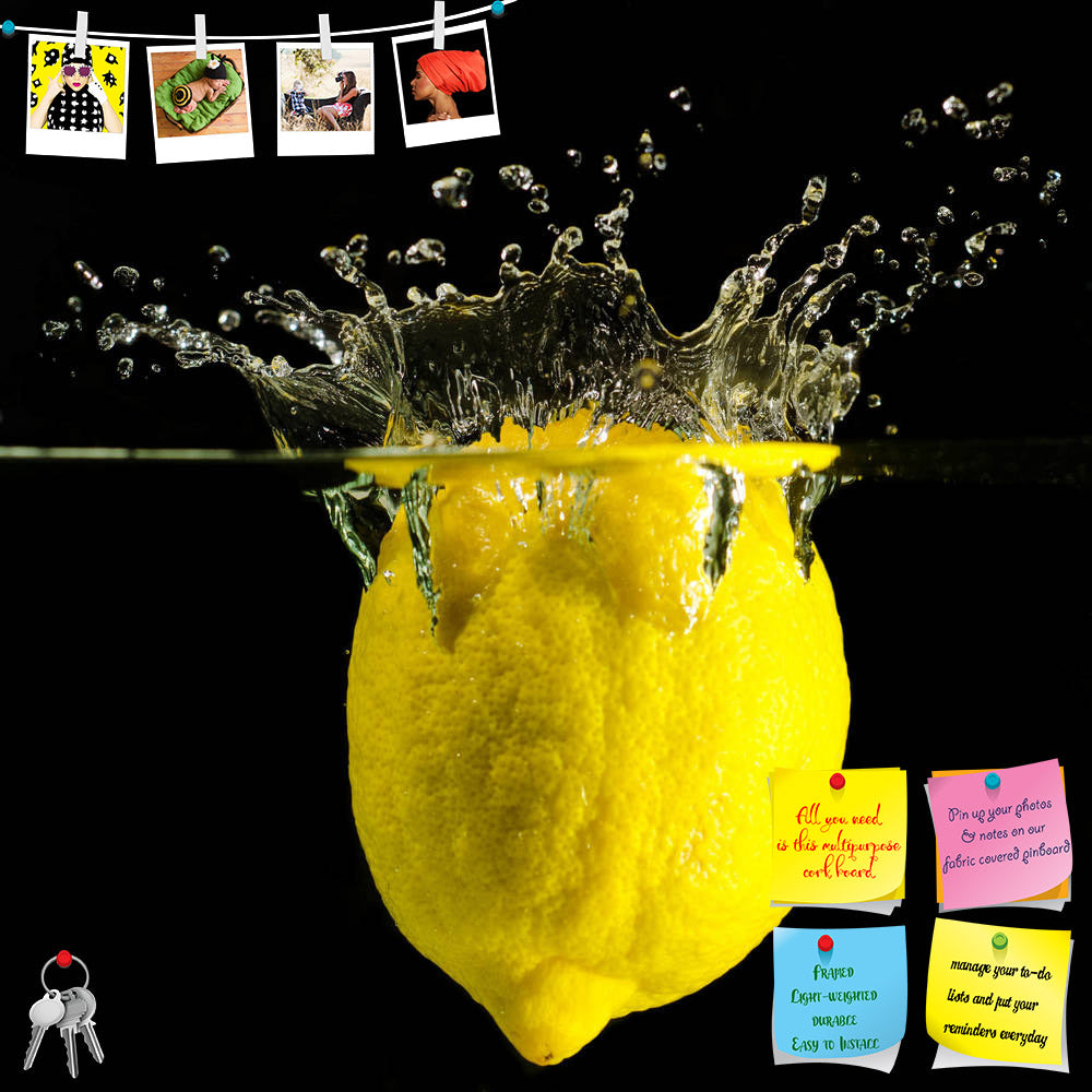 ArtzFolio Eine Gelbe Zitrone Wasser Vor Schwarzem Hintergrund Printed Bulletin Board Notice Pin Board Soft Board | Frameless-Bulletin Boards Frameless-AZ5006034BLB_FL_RF_R-0-Image Code 5006034 Vishnu Image Folio Pvt Ltd, IC 5006034, ArtzFolio, Bulletin Boards Frameless, Food & Beverage, Photography, eine, gelbe, zitrone, wasser, vor, schwarzem, hintergrund, printed, bulletin, board, notice, pin, soft, frameless, lemon, fresh, yellow, fruit, vitamins, sour, water, fall, splash, black, drop, citrus, backgroun