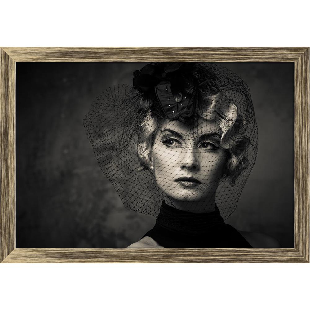 ArtzFolio Monochrome Picture of Elegant Retro Woman D3 Canvas Painting Synthetic Frame-Paintings Synthetic Framing-AZ5006035ART_FR_RF_R-0-Image Code 5006035 Vishnu Image Folio Pvt Ltd, IC 5006035, ArtzFolio, Paintings Synthetic Framing, Fashion, Portraits, Photography, monochrome, picture, of, elegant, retro, woman, d3, canvas, painting, synthetic, frame, framed, print, wall, for, living, room, with, poster, pitaara, box, large, size, drawing, art, split, big, office, reception, kids, panel, designer, decor