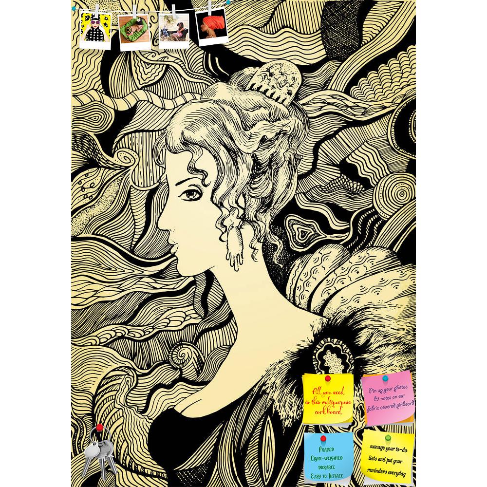 ArtzFolio Abstract Drawing Of A Girl Printed Bulletin Board Notice Pin Board Soft Board | Frameless-Bulletin Boards Frameless-AZ5006044BLB_FL_RF_R-0-Image Code 5006044 Vishnu Image Folio Pvt Ltd, IC 5006044, ArtzFolio, Bulletin Boards Frameless, Fashion, Portraits, Digital Art, abstract, drawing, of, a, girl, printed, bulletin, board, notice, pin, soft, frameless, hand, drawn, illustration, pin up board, push pin board, extra large cork board, big pin board, notice board, small bulletin board, cork board, w