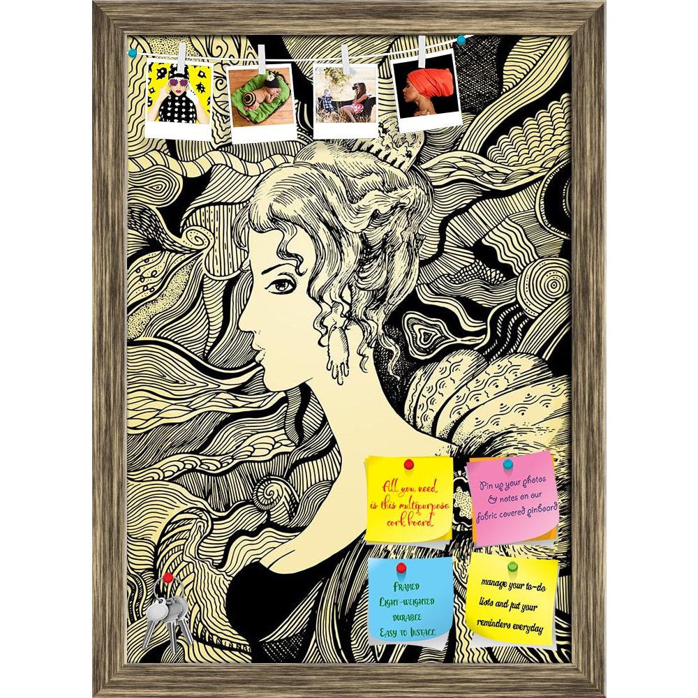 ArtzFolio Abstract Drawing Of A Girl Printed Bulletin Board Notice Pin Board Soft Board | Framed-Bulletin Boards Framed-AZ5006044BLB_FR_RF_R-0-Image Code 5006044 Vishnu Image Folio Pvt Ltd, IC 5006044, ArtzFolio, Bulletin Boards Framed, Fashion, Portraits, Digital Art, abstract, drawing, of, a, girl, printed, bulletin, board, notice, pin, soft, framed, hand, drawn, illustration, pin up board, push pin board, extra large cork board, big pin board, notice board, small bulletin board, cork board, wall notice b
