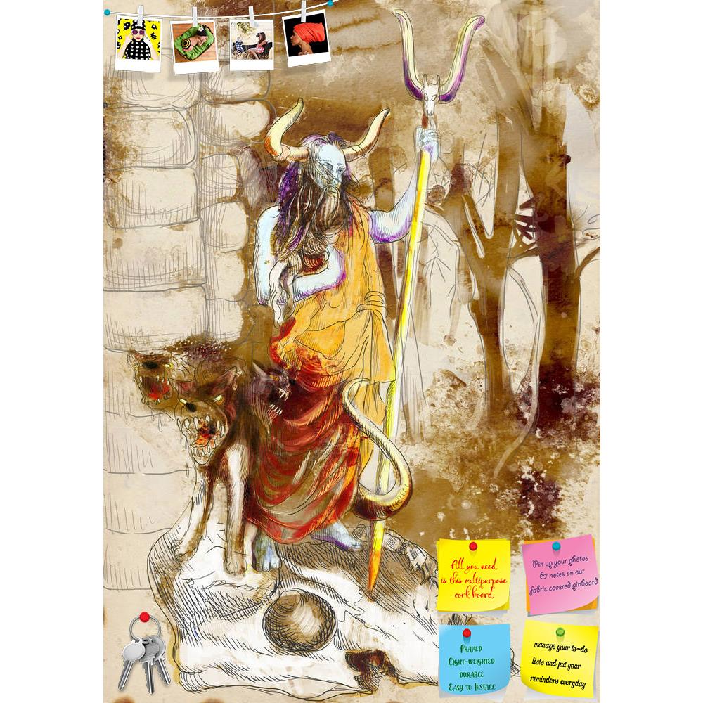 ArtzFolio Image of Ancient Greek Myths & Legends Hades Printed Bulletin Board Notice Pin Board Soft Board | Frameless-Bulletin Boards Frameless-AZ5006050BLB_FL_RF_R-0-Image Code 5006050 Vishnu Image Folio Pvt Ltd, IC 5006050, ArtzFolio, Bulletin Boards Frameless, Fantasy, Religious, Fine Art Reprint, image, of, ancient, greek, myths, legends, hades, printed, bulletin, board, notice, pin, soft, frameless, god, dog, dark, styx, cult, dead, myth, touch, story, retro, homer, skull, legend, horror, animal, archa