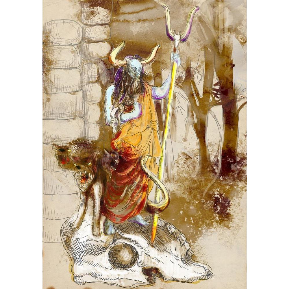 ArtzFolio Image of Ancient Greek Myths Legends Hades Unframed Premium Canvas Painting-Paintings Unframed Premium-AZ5006050ART_UN_RF_R-0-Image Code 5006050 Vishnu Image Folio Pvt Ltd, IC 5006050, ArtzFolio, Paintings Unframed Premium, Fantasy, Religious, Fine Art Reprint, image, of, ancient, greek, myths, legends, hades, unframed, premium, canvas, painting, large, size, print, wall, for, living, room, without, frame, decorative, poster, art, pitaara, box, drawing, photography, amazonbasics, big, kids, design