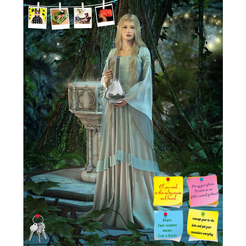 ArtzFolio Elven Princess With A Silver Carafe Printed Bulletin Board Notice Pin Board Soft Board | Frameless-Bulletin Boards Frameless-AZ5006051BLB_FL_RF_R-0-Image Code 5006051 Vishnu Image Folio Pvt Ltd, IC 5006051, ArtzFolio, Bulletin Boards Frameless, Fantasy, Figurative, Digital Art, elven, princess, with, a, silver, carafe, printed, bulletin, board, notice, pin, soft, frameless, 3d, art, blonde, decanter, dress, elf, enchanting, fairy, fairyland, fairytale, fay, female, forest, galadriel, garden, girl,