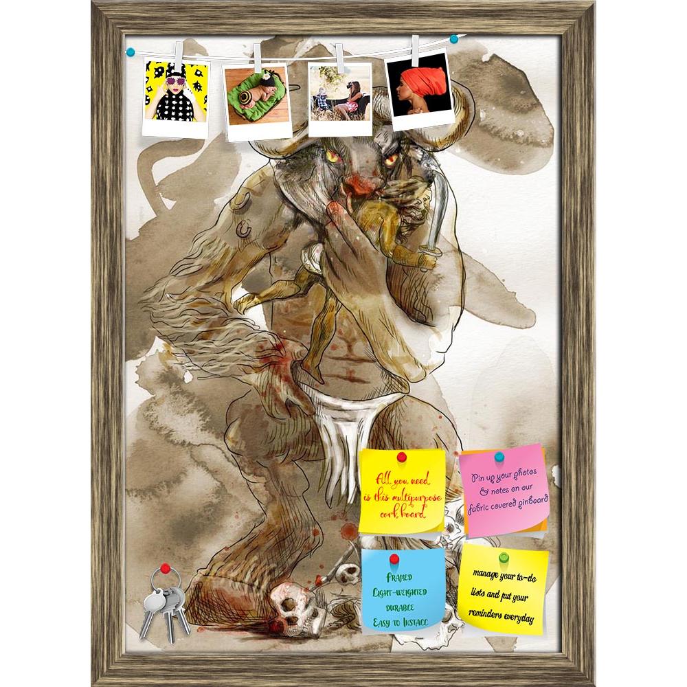 ArtzFolio Ancient Greek Myths & Legends Minotaur & Theseus D1 Printed Bulletin Board Notice Pin Board Soft Board | Framed-Bulletin Boards Framed-AZ5006058BLB_FR_RF_R-0-Image Code 5006058 Vishnu Image Folio Pvt Ltd, IC 5006058, ArtzFolio, Bulletin Boards Framed, Fantasy, Religious, Fine Art Reprint, ancient, greek, myths, legends, minotaur, theseus, d1, printed, bulletin, board, notice, pin, soft, framed, dark, hell, styx, cult, dead, myth, story, retro, homer, legend, horror, animal, archaic, history, drawi