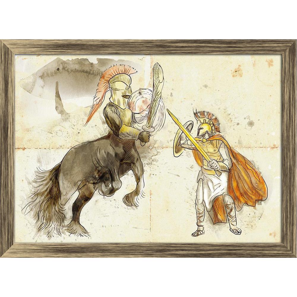 ArtzFolio Ancient Greek Myths Legends Theseus Centaur Canvas Painting Synthetic Frame-Paintings Synthetic Framing-AZ5006059ART_FR_RF_R-0-Image Code 5006059 Vishnu Image Folio Pvt Ltd, IC 5006059, ArtzFolio, Paintings Synthetic Framing, Fantasy, Religious, Fine Art Reprint, ancient, greek, myths, legends, theseus, centaur, canvas, painting, synthetic, frame, framed, print, wall, for, living, room, with, poster, pitaara, box, large, size, drawing, art, split, big, office, reception, photography, of, kids, pan