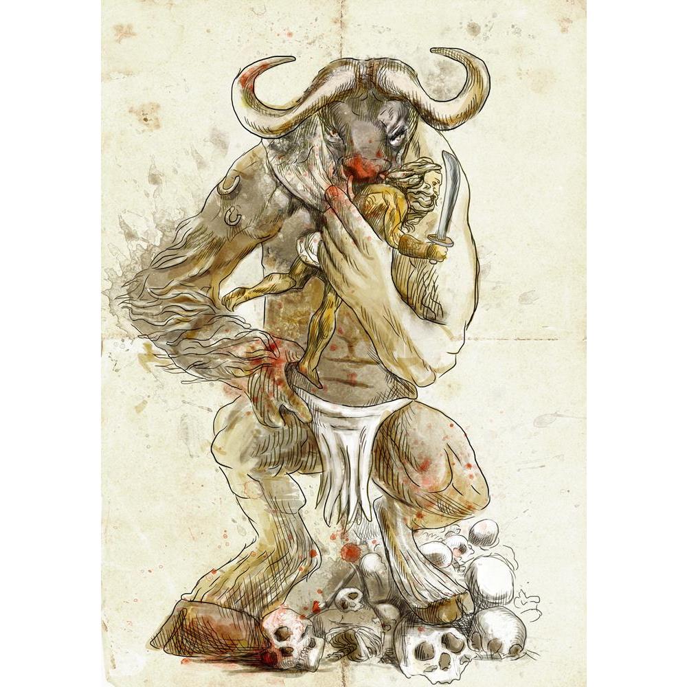 ArtzFolio Ancient Greek Myths Legends Minotaur Theseus D2 Canvas Painting-Paintings MDF Framing-AZ5006064ART_UN_RF_R-0-Image Code 5006064 Vishnu Image Folio Pvt Ltd, IC 5006064, ArtzFolio, Paintings MDF Framing, Fantasy, Religious, Fine Art Reprint, ancient, greek, myths, legends, minotaur, theseus, d2, canvas, painting, framed, print, wall, for, living, room, with, frame, poster, pitaara, box, large, size, drawing, art, split, big, office, reception, photography, of, kids, panel, designer, decorative, amaz