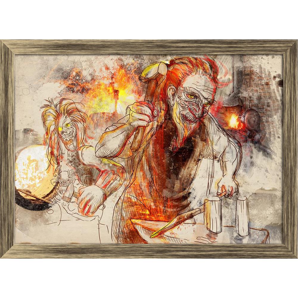 ArtzFolio Greek Myths Legends, Hephaestus Canvas Painting Synthetic Frame-Paintings Synthetic Framing-AZ5006069ART_FR_RF_R-0-Image Code 5006069 Vishnu Image Folio Pvt Ltd, IC 5006069, ArtzFolio, Paintings Synthetic Framing, Fantasy, Religious, Fine Art Reprint, greek, myths, legends, hephaestus, canvas, painting, synthetic, frame, framed, print, wall, for, living, room, with, poster, pitaara, box, large, size, drawing, art, split, big, office, reception, photography, of, kids, panel, designer, decorative, a