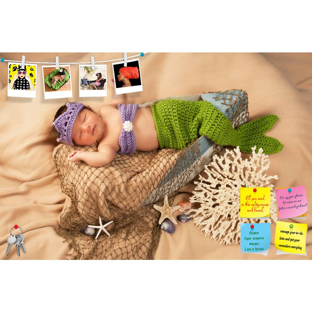 ArtzFolio Portrait of a Newborn Baby Girl D4 Printed Bulletin Board Notice Pin Board Soft Board | Frameless-Bulletin Boards Frameless-AZ5006073BLB_FL_RF_R-0-Image Code 5006073 Vishnu Image Folio Pvt Ltd, IC 5006073, ArtzFolio, Bulletin Boards Frameless, Kids, Photography, portrait, of, a, newborn, baby, girl, d4, printed, bulletin, board, notice, pin, soft, frameless, infant, mermaid, costume, sleeping, sleep, boat, net, innocence, innocent, cute, adorable, crochet, “sea, shells”, coral, peaceful, serene, f