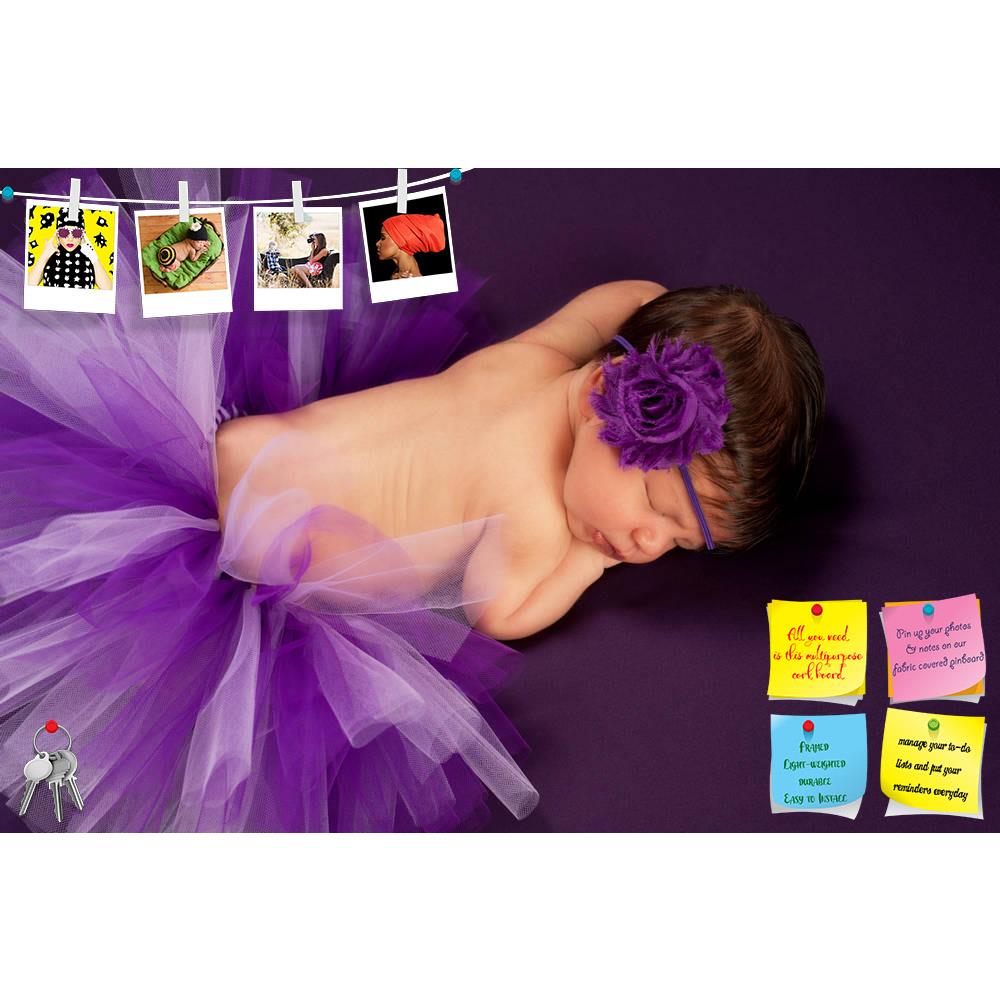 ArtzFolio Portrait of a Newborn Baby Girl D5 Printed Bulletin Board Notice Pin Board Soft Board | Frameless-Bulletin Boards Frameless-AZ5006074BLB_FL_RF_R-0-Image Code 5006074 Vishnu Image Folio Pvt Ltd, IC 5006074, ArtzFolio, Bulletin Boards Frameless, Kids, Photography, portrait, of, a, newborn, baby, girl, d5, printed, bulletin, board, notice, pin, soft, frameless, infant, tutu, purple, sleeping, sleep, peaceful, serene, cute, adorable, innocence, innocent, headband, female, human, pin up board, push pin