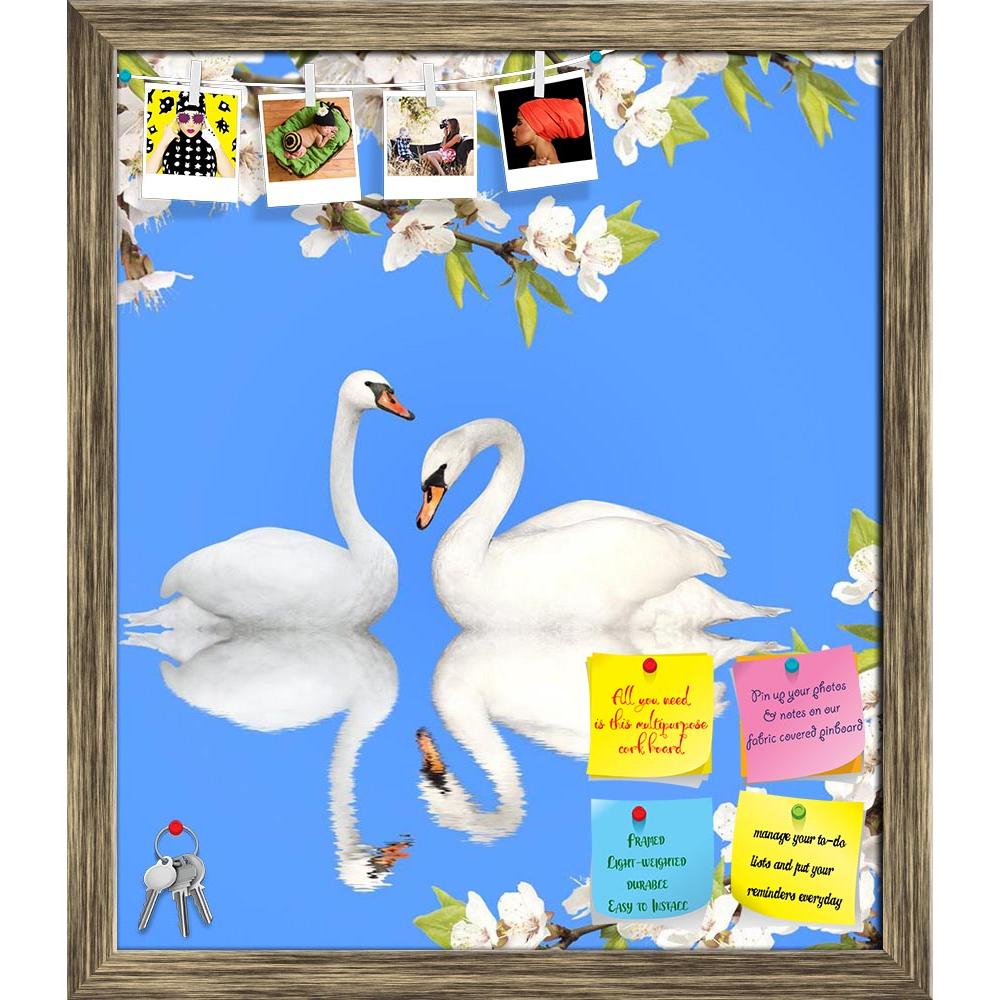 ArtzFolio Image of Two White Swans D2 Printed Bulletin Board Notice Pin Board Soft Board | Framed-Bulletin Boards Framed-AZ5006075BLB_FR_RF_R-0-Image Code 5006075 Vishnu Image Folio Pvt Ltd, IC 5006075, ArtzFolio, Bulletin Boards Framed, Birds, Floral, Kids, Photography, image, of, two, white, swans, d2, printed, bulletin, board, notice, pin, soft, framed, swan, bird, pair, animal, lake, love, cherry-tree, flower, cherry, plant, sakura, branch, flowering, summer, spring, season, nature, blue, sky, pond, tog