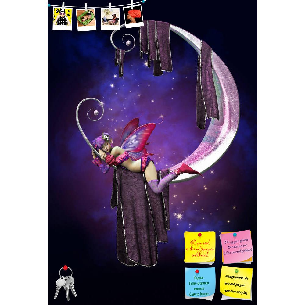 ArtzFolio Cute Little Fairy Sleeping On A Moon Printed Bulletin Board Notice Pin Board Soft Board | Frameless-Bulletin Boards Frameless-AZ5006088BLB_FL_RF_R-0-Image Code 5006088 Vishnu Image Folio Pvt Ltd, IC 5006088, ArtzFolio, Bulletin Boards Frameless, Fantasy, Figurative, Digital Art, cute, little, fairy, sleeping, on, a, moon, printed, bulletin, board, notice, pin, soft, frameless, 3d, art, butterfly, blue, charming, dress, elf, enchanting, fae, fairyland, fairytale, fay, female, girl, gleam, illustrat