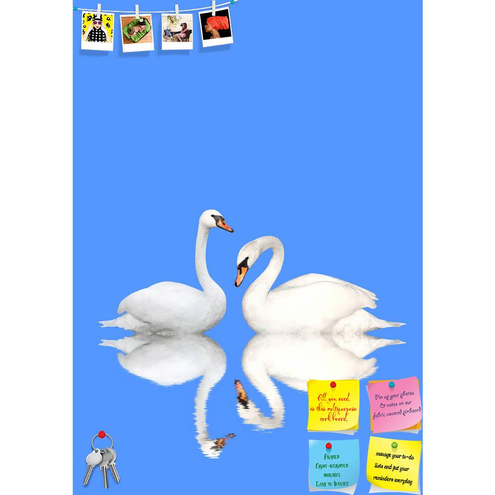 ArtzFolio Image of Two White Swans D3 Printed Bulletin Board Notice Pin Board Soft Board | Frameless-Bulletin Boards Frameless-AZ5006101BLB_FL_RF_R-0-Image Code 5006101 Vishnu Image Folio Pvt Ltd, IC 5006101, ArtzFolio, Bulletin Boards Frameless, Birds, Photography, image, of, two, white, swans, d3, printed, bulletin, board, notice, pin, soft, frameless, swan, bird, pair, animal, lake, love, nature, blue, sky, pond, togetherness, affectionate, beauty, scene, water, tranquil, friendship, symbol, swimming, st