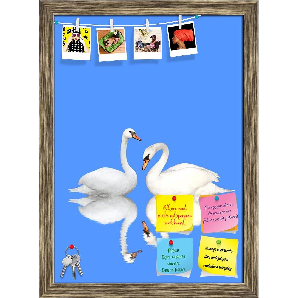 ArtzFolio Image of Two White Swans D3 Printed Bulletin Board Notice Pin Board Soft Board | Framed-Bulletin Boards Framed-AZ5006101BLB_FR_RF_R-0-Image Code 5006101 Vishnu Image Folio Pvt Ltd, IC 5006101, ArtzFolio, Bulletin Boards Framed, Birds, Photography, image, of, two, white, swans, d3, printed, bulletin, board, notice, pin, soft, framed, swan, bird, pair, animal, lake, love, nature, blue, sky, pond, togetherness, affectionate, beauty, scene, water, tranquil, friendship, symbol, swimming, stream, waterf