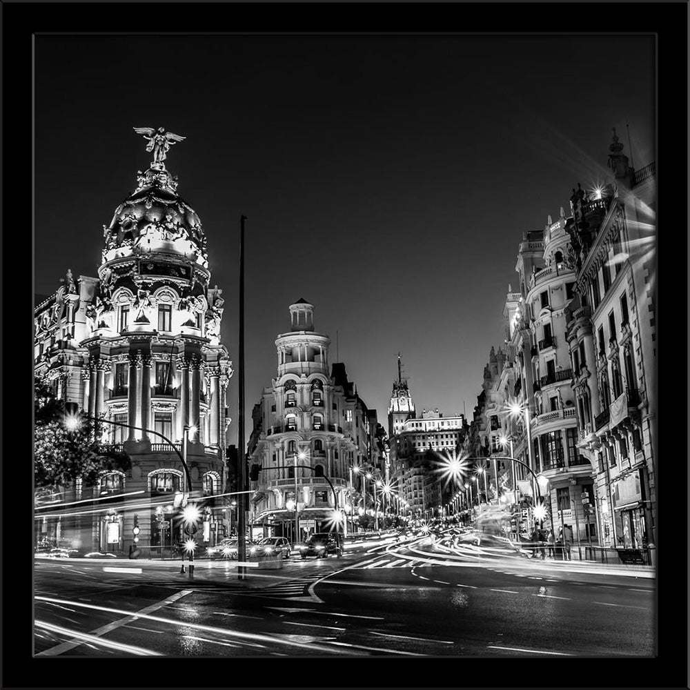 Traffic Lights on Gran Via Street in Madrid, Spain Painting Poster Frame-Regular Art Framed-REG_FR-IC 5006103 IC 5006103, Ancient, Architecture, Art and Paintings, Automobiles, Cars, Cities, City Views, Culture, Ethnic, God Ram, Hinduism, Historical, Landmarks, Landscapes, Medieval, Panorama, Places, Scenic, Signs and Symbols, Spanish, Symbols, Traditional, Transportation, Travel, Tribal, Urban, Vehicles, Vintage, World Culture, traffic, lights, on, gran, via, street, in, madrid, spain, painting, poster, fr