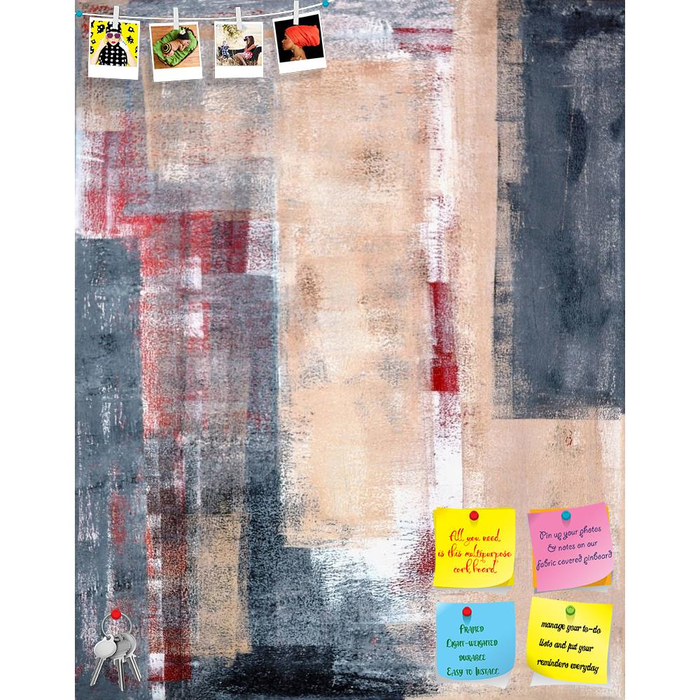 ArtzFolio Abstract Grey & Beige Artwork Printed Bulletin Board Notice Pin Board Soft Board | Frameless-Bulletin Boards Frameless-AZ5006104BLB_FL_RF_R-0-Image Code 5006104 Vishnu Image Folio Pvt Ltd, IC 5006104, ArtzFolio, Bulletin Boards Frameless, Abstract, Fine Art Reprint, grey, beige, artwork, printed, bulletin, board, notice, pin, soft, frameless, red, white, art, painting, modern, contemporary, wall, decor, interior, design, background, home, office, decorative, painted, canvas, squares, trendy, styli