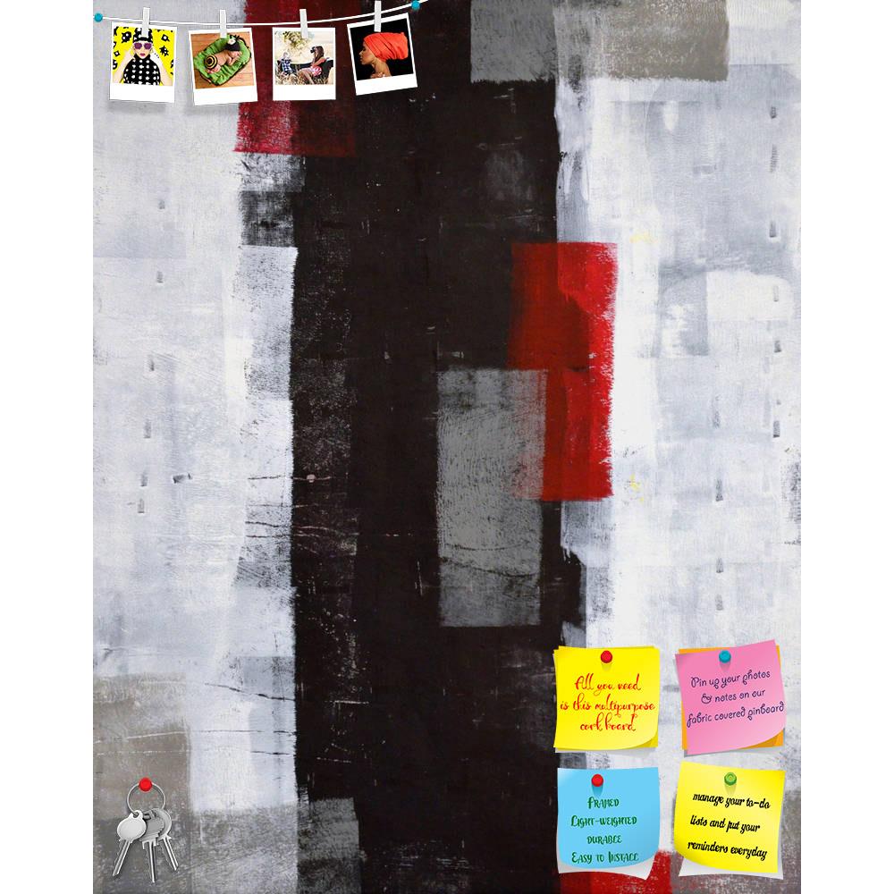 ArtzFolio Abstract Grey & Red Artwork Printed Bulletin Board Notice Pin Board Soft Board | Frameless-Bulletin Boards Frameless-AZ5006105BLB_FL_RF_R-0-Image Code 5006105 Vishnu Image Folio Pvt Ltd, IC 5006105, ArtzFolio, Bulletin Boards Frameless, Abstract, Fine Art Reprint, grey, red, artwork, printed, bulletin, board, notice, pin, soft, frameless, black, white, art, painting, modern, contemporary, wall, decor, interior, design, background, home, office, decorative, painted, canvas, squares, trendy, stylish