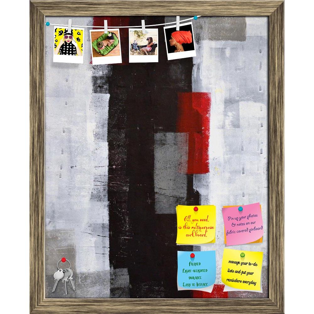 ArtzFolio Abstract Grey & Red Artwork Printed Bulletin Board Notice Pin Board Soft Board | Framed-Bulletin Boards Framed-AZ5006105BLB_FR_RF_R-0-Image Code 5006105 Vishnu Image Folio Pvt Ltd, IC 5006105, ArtzFolio, Bulletin Boards Framed, Abstract, Fine Art Reprint, grey, red, artwork, printed, bulletin, board, notice, pin, soft, framed, black, white, art, painting, modern, contemporary, wall, decor, interior, design, background, home, office, decorative, painted, canvas, squares, trendy, stylish, lines, pop