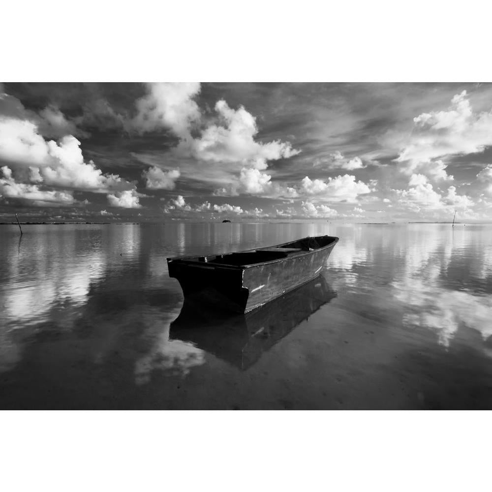 ArtzFolio Lonely Boat Reflection of Clouds Sky, Malaysia Unframed Premium Canvas Painting-Paintings Unframed Premium-AZ5006108ART_UN_RF_R-0-Image Code 5006108 Vishnu Image Folio Pvt Ltd, IC 5006108, ArtzFolio, Paintings Unframed Premium, Landscapes, Places, Photography, lonely, boat, reflection, of, clouds, sky, malaysia, unframed, premium, canvas, painting, large, size, print, wall, for, living, room, without, frame, decorative, poster, art, pitaara, box, drawing, amazonbasics, big, kids, designer, office,
