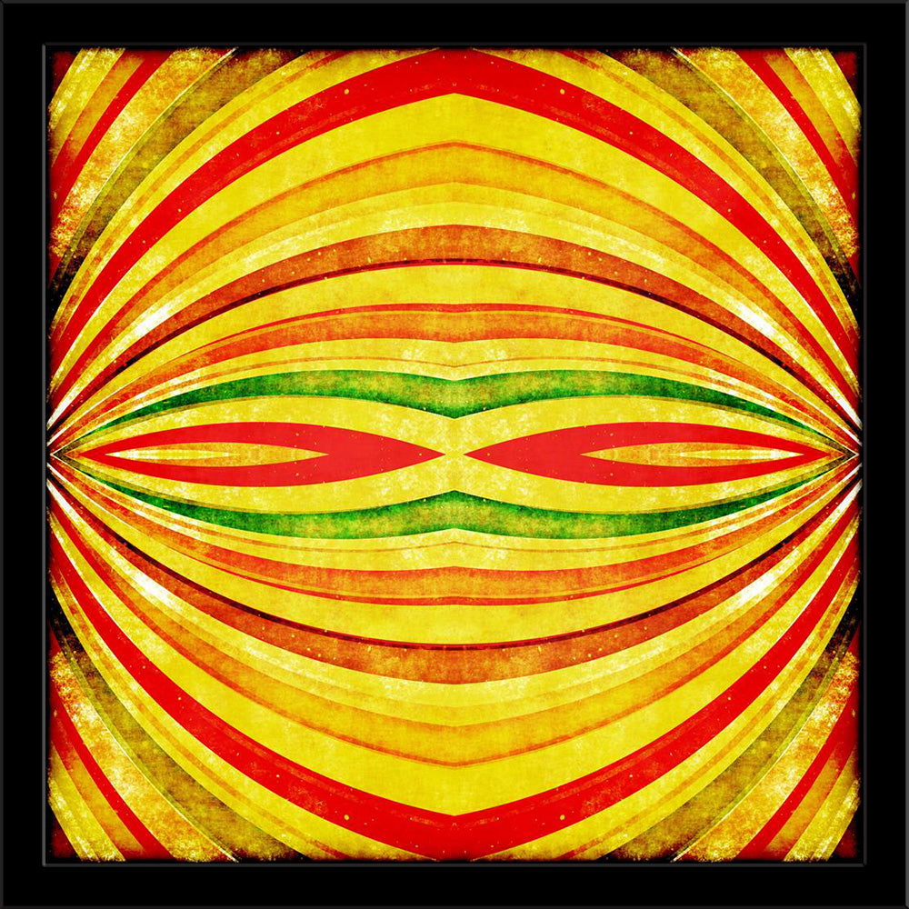 Abstract Background Colour & Shape Mix Painting Poster Frame - Regular Art Framed - ArtzFolio.com