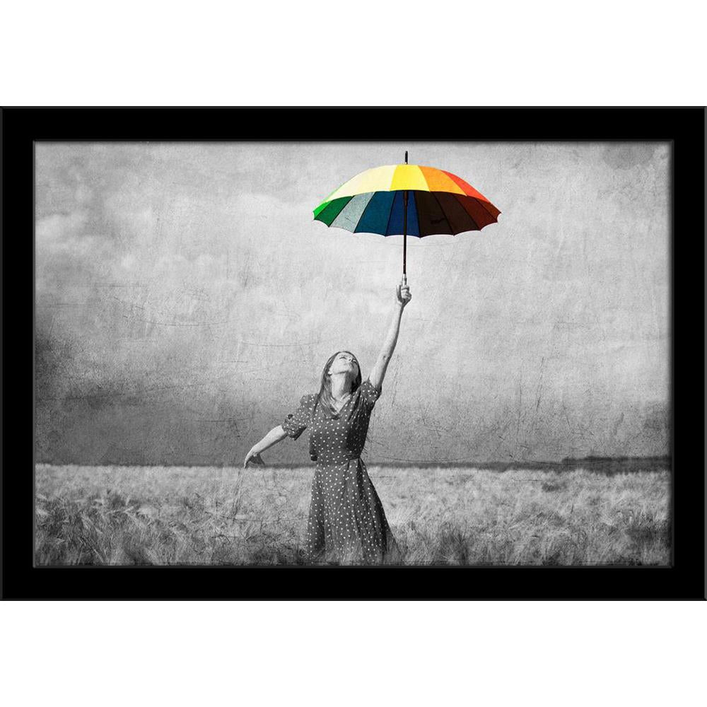 Redhead Girl With Umbrella At Field Painting Poster Frame-Regular Art Framed-REG_FR-IC 5006120 IC 5006120, Adult, Ancient, Countries, Fashion, Historical, Medieval, Modern Art, Nature, Retro, Scenic, Vintage, redhead, girl, with, umbrella, at, field, painting, poster, frame, alone, autumn, beautiful, beauty, classic, clothes, clouds, color, country, countryside, dress, emotion, enchantress, fall, female, free, freedom, grass, look, meadow, modern, outdoor, outside, rain, rainy, red, spring, summer, ukraine,