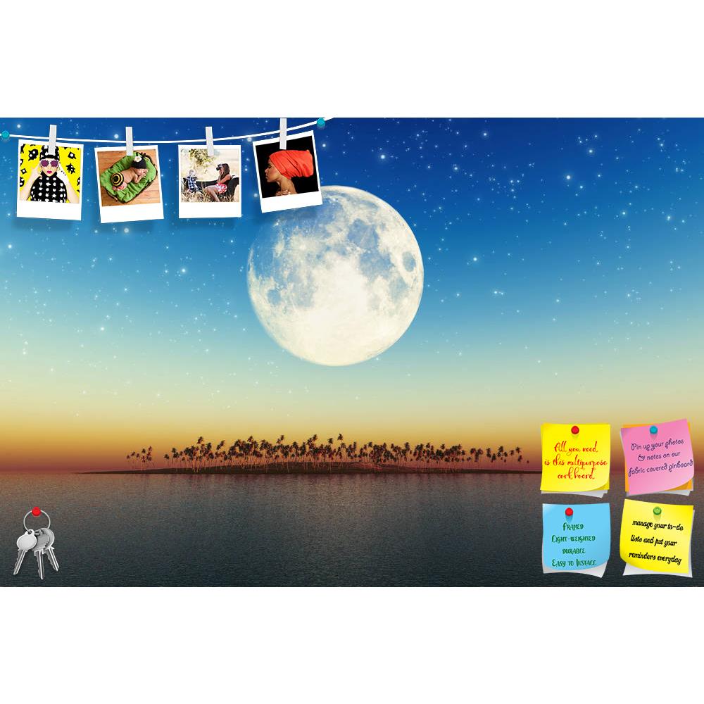 ArtzFolio Night Sea Landscape With Beautiful Coconut Island Printed Bulletin Board Notice Pin Board Soft Board | Frameless-Bulletin Boards Frameless-AZ5006121BLB_FL_RF_R-0-Image Code 5006121 Vishnu Image Folio Pvt Ltd, IC 5006121, ArtzFolio, Bulletin Boards Frameless, Landscapes, Digital Art, night, sea, landscape, with, beautiful, coconut, island, printed, bulletin, board, notice, pin, soft, frameless, islands, moon, water, nature, dusk, beaches, sky, stars, travel, locations, seascape, ocean, blue, silhou