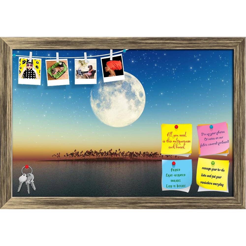 ArtzFolio Night Sea Landscape With Beautiful Coconut Island Printed Bulletin Board Notice Pin Board Soft Board | Framed-Bulletin Boards Framed-AZ5006121BLB_FR_RF_R-0-Image Code 5006121 Vishnu Image Folio Pvt Ltd, IC 5006121, ArtzFolio, Bulletin Boards Framed, Landscapes, Digital Art, night, sea, landscape, with, beautiful, coconut, island, printed, bulletin, board, notice, pin, soft, framed, islands, moon, water, nature, dusk, beaches, sky, stars, travel, locations, seascape, ocean, blue, silhouette, backgr