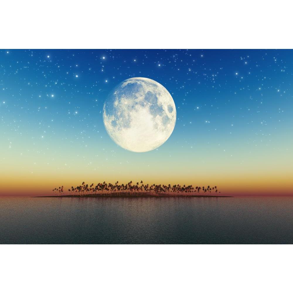 ArtzFolio Night Sea Landscape With Beautiful Coconut Island Peel & Stick Vinyl Wall Sticker-Laminated Wall Stickers-AZ5006121ART_UN_RF_R-0-Image Code 5006121 Vishnu Image Folio Pvt Ltd, IC 5006121, ArtzFolio, Laminated Wall Stickers, Landscapes, Digital Art, night, sea, landscape, with, beautiful, coconut, island, peel, stick, vinyl, wall, sticker, for, bedroom, large, size, decal, drawing, room, living, decorative, big, waterproof, home, office, reception, pitaara, box, designer, prints, kids, pvc, amazonb