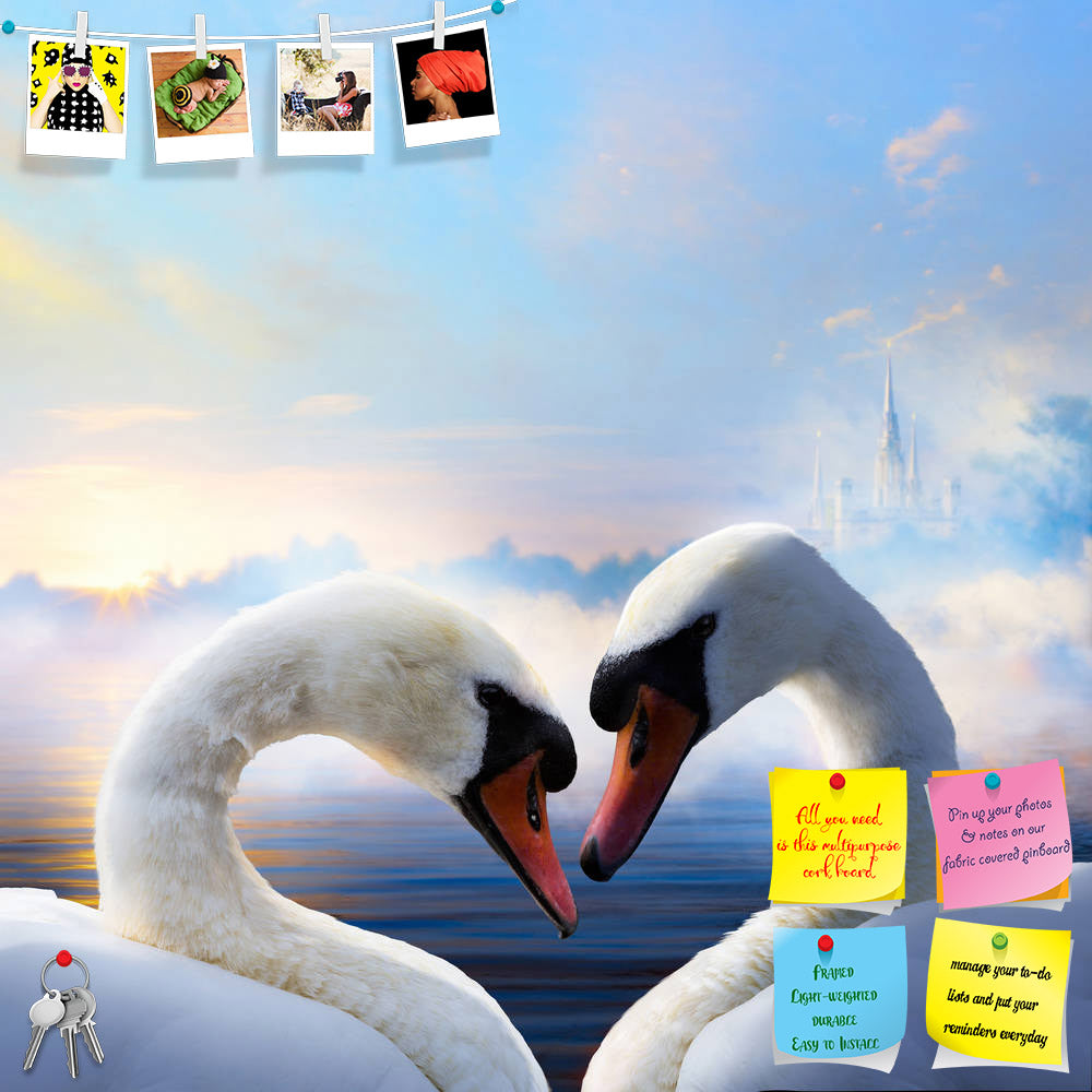 ArtzFolio Pair of Swans in Love Floating on the Water Printed Bulletin Board Notice Pin Board Soft Board | Frameless-Bulletin Boards Frameless-AZ5006127BLB_FL_RF_R-0-Image Code 5006127 Vishnu Image Folio Pvt Ltd, IC 5006127, ArtzFolio, Bulletin Boards Frameless, Birds, Photography, pair, of, swans, in, love, floating, on, the, water, printed, bulletin, board, notice, pin, soft, frameless, background, beautiful, beauty, bird, blue, bright, calm, day, elegant, graceful, lake, landscape, light, lovely, mirror,
