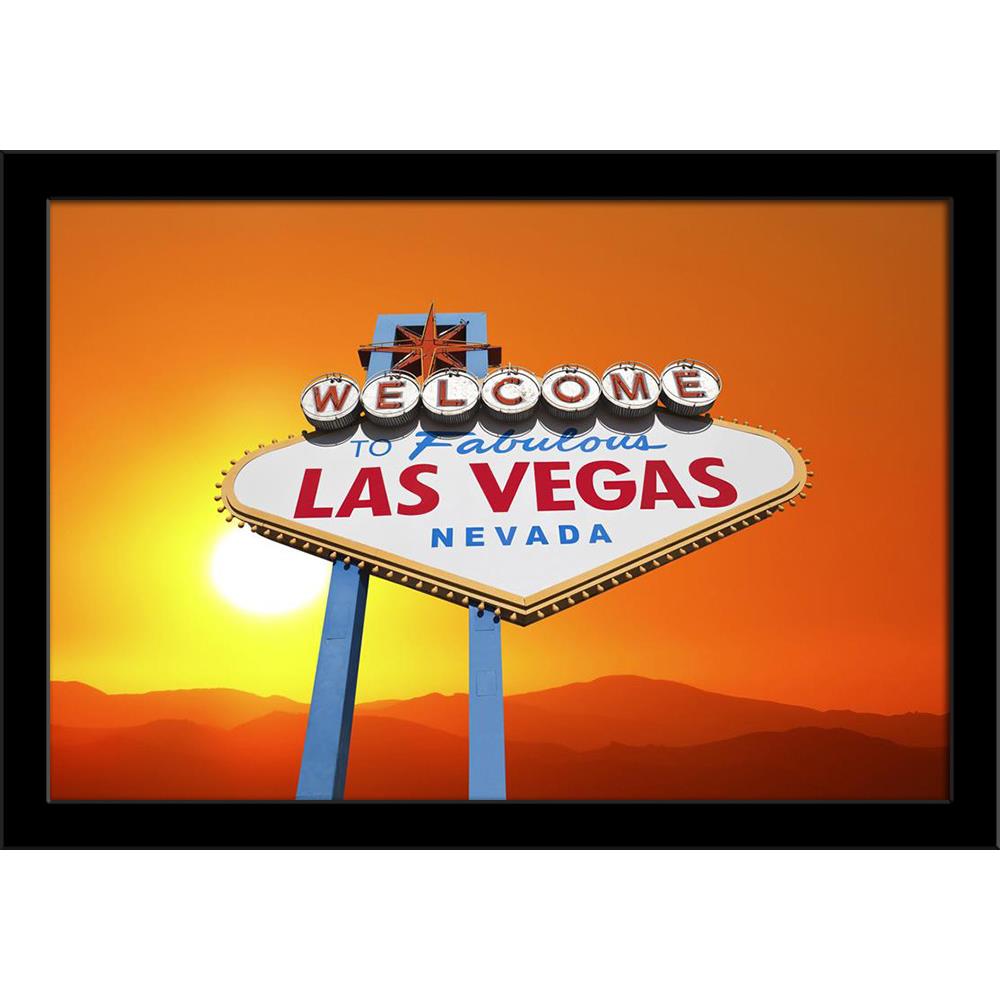 Las Vegas Welcome Sign With Blazing Desert Sunset Painting Poster Frame-Regular Art Framed-REG_FR-IC 5006128 IC 5006128, American, Ancient, Automobiles, Historical, Landmarks, Medieval, Mountains, Places, Retro, Signs, Signs and Symbols, Sunrises, Sunsets, Transportation, Travel, Vehicles, Vintage, las, vegas, welcome, sign, with, blazing, desert, sunset, painting, poster, frame, dawn, day, destination, dusk, fabulous, famous, heat, hot, landmark, location, neon, nevada, nobody, object, old, summer, sunrise