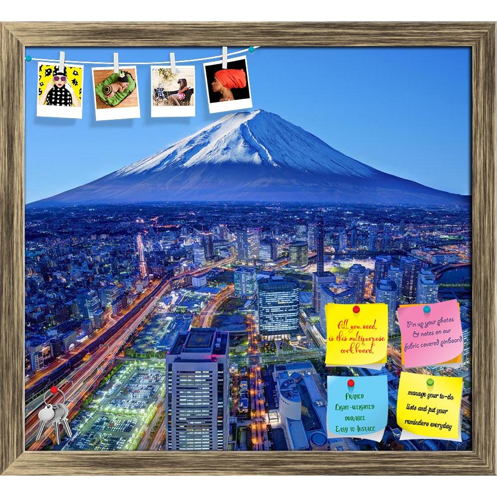 ArtzFolio Skyline of Mount Fuji & Yokohama, Japan Printed Bulletin Board Notice Pin Board Soft Board | Framed-Bulletin Boards Framed-AZ5006129BLB_FR_RF_R-0-Image Code 5006129 Vishnu Image Folio Pvt Ltd, IC 5006129, ArtzFolio, Bulletin Boards Framed, Places, Photography, skyline, of, mount, fuji, yokohama, japan, printed, bulletin, board, notice, pin, soft, framed, tokyo, kanto, japanese, fuji-san, fujisan, mt, mt., mountain, volcano, downtown, cityscape, city, urban, asia, asian, landmark, view, scene, fina