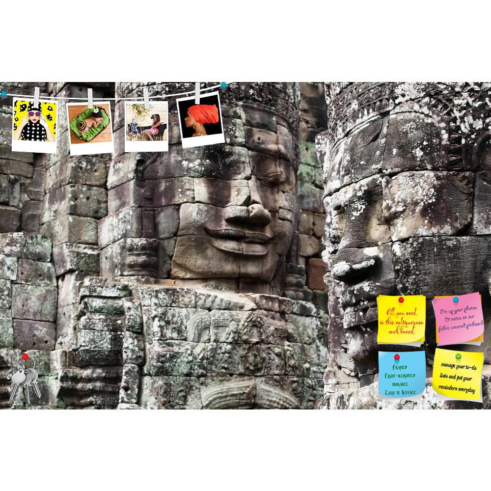 ArtzFolio Faces of King on Bayon Temple, Angkor Wat, Cambodia D1 Printed Bulletin Board Notice Pin Board Soft Board | Frameless-Bulletin Boards Frameless-AZ5006136BLB_FL_RF_R-0-Image Code 5006136 Vishnu Image Folio Pvt Ltd, IC 5006136, ArtzFolio, Bulletin Boards Frameless, Places, Religious, Photography, faces, of, king, on, bayon, temple, angkor, wat, cambodia, d1, printed, bulletin, board, notice, pin, soft, frameless, stone, ancient, khmer, face, religion, ruin, statue, architecture, buddhism, heritage, 