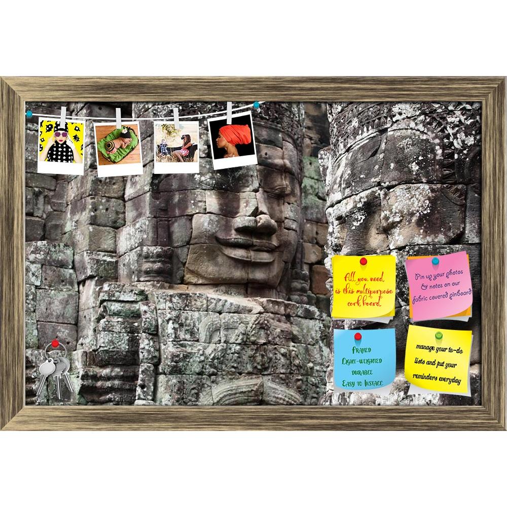 ArtzFolio Faces of King on Bayon Temple, Angkor Wat, Cambodia D1 Printed Bulletin Board Notice Pin Board Soft Board | Framed-Bulletin Boards Framed-AZ5006136BLB_FR_RF_R-0-Image Code 5006136 Vishnu Image Folio Pvt Ltd, IC 5006136, ArtzFolio, Bulletin Boards Framed, Places, Religious, Photography, faces, of, king, on, bayon, temple, angkor, wat, cambodia, d1, printed, bulletin, board, notice, pin, soft, framed, stone, ancient, khmer, face, religion, ruin, statue, architecture, buddhism, heritage, reap, monume
