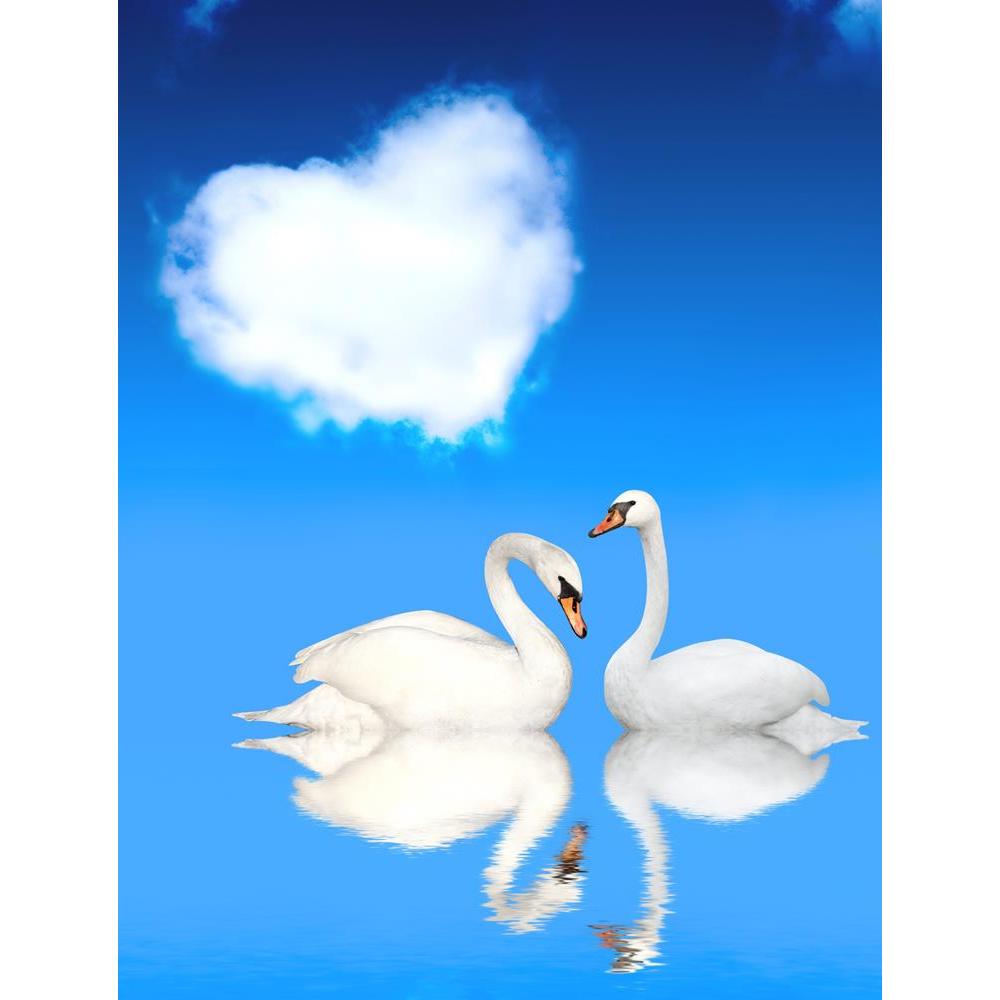 ArtzFolio Two White Swans D2 Peel & Stick Vinyl Wall Sticker-Laminated Wall Stickers-AZ5006140ART_UN_RF_R-0-Image Code 5006140 Vishnu Image Folio Pvt Ltd, IC 5006140, ArtzFolio, Laminated Wall Stickers, Birds, Photography, two, white, swans, d2, peel, stick, vinyl, wall, sticker, for, bedroom, large, size, decal, drawing, room, living, decorative, big, waterproof, home, office, reception, pitaara, box, designer, prints, kids, pvc, amazonbasics, washable, abstract, self, adhesive, imported, small, decals, ki