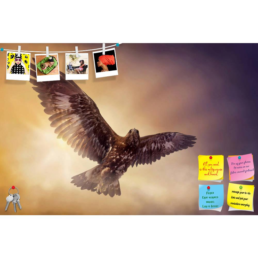 ArtzFolio Eagle Flying In The Sky Printed Bulletin Board Notice Pin Board Soft Board | Frameless-Bulletin Boards Frameless-AZ5006141BLB_FL_RF_R-0-Image Code 5006141 Vishnu Image Folio Pvt Ltd, IC 5006141, ArtzFolio, Bulletin Boards Frameless, Birds, Photography, eagle, flying, in, the, sky, printed, bulletin, board, notice, pin, soft, frameless, bird, sun, sunshine, fly, freedom, symbol, idea, free, high, wings, feather, outdoors, animal, brown, falcon, predator, sunset, dramatic, fantasy, pin up board, pus