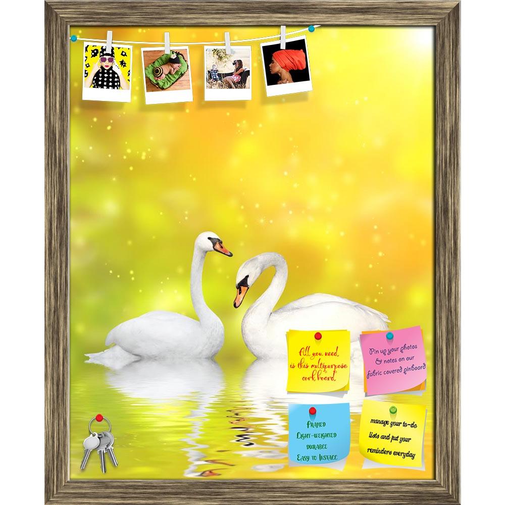 ArtzFolio Two White Swans D3 Printed Bulletin Board Notice Pin Board Soft Board | Framed-Bulletin Boards Framed-AZ5006148BLB_FR_RF_R-0-Image Code 5006148 Vishnu Image Folio Pvt Ltd, IC 5006148, ArtzFolio, Bulletin Boards Framed, Birds, Photography, two, white, swans, d3, printed, bulletin, board, notice, pin, soft, framed, swan, bird, pair, animal, lake, love, nature, sun, magic, spark, fairy-tale, sunlight, light, pond, togetherness, beauty, scene, water, tranquil, symbol, swimming, stream, waterfowl, twos