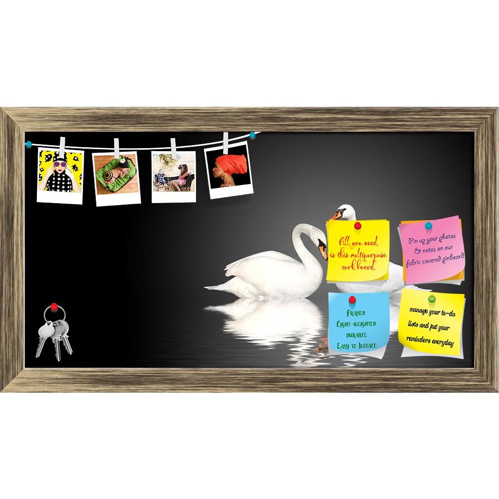 ArtzFolio Two White Swans D4 Printed Bulletin Board Notice Pin Board Soft Board | Framed-Bulletin Boards Framed-AZ5006160BLB_FR_RF_R-0-Image Code 5006160 Vishnu Image Folio Pvt Ltd, IC 5006160, ArtzFolio, Bulletin Boards Framed, Birds, Photography, two, white, swans, d4, printed, bulletin, board, notice, pin, soft, framed, swan, bird, pair, animal, lake, love, nature, black, dark, darkness, pond, togetherness, affectionate, beauty, scene, water, tranquil, friendship, symbol, swimming, stream, waterfowl, two