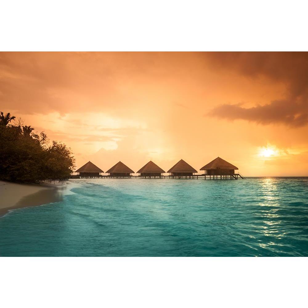 ArtzFolio Over Water Bungalows Green Lagoon Canvas Painting-Paintings MDF Framing-AZ5006161ART_UN_RF_R-0-Image Code 5006161 Vishnu Image Folio Pvt Ltd, IC 5006161, ArtzFolio, Paintings MDF Framing, Landscapes, Places, Photography, over, water, bungalows, green, lagoon, canvas, painting, framed, print, wall, for, living, room, with, frame, poster, pitaara, box, large, size, drawing, art, split, big, office, reception, of, kids, panel, designer, decorative, amazonbasics, reprint, small, bedroom, on, scenery, 