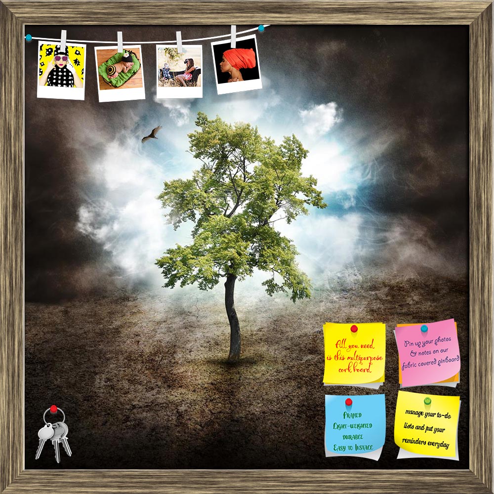 ArtzFolio Lonely Tree in the Woods, Dream or Nature Concept Printed Bulletin Board Notice Pin Board Soft Board | Framed-Bulletin Boards Framed-AZ5006162BLB_FR_RF_R-0-Image Code 5006162 Vishnu Image Folio Pvt Ltd, IC 5006162, ArtzFolio, Bulletin Boards Framed, Landscapes, Photography, lonely, tree, in, the, woods, dream, or, nature, concept, printed, bulletin, board, notice, pin, soft, framed, alone, change, climate, dark, depression, desert, destruction, dirt, disaster, drought, dry, dryness, earth, ecology