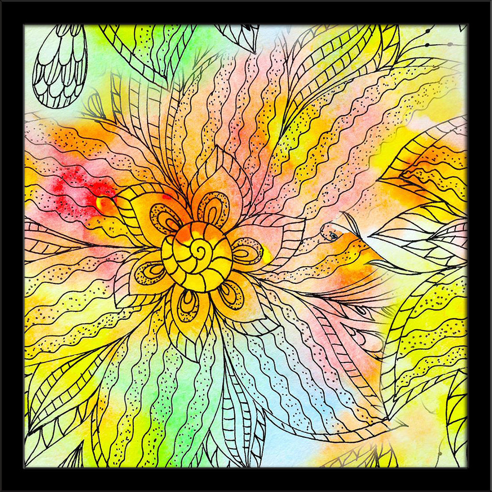 Abstract Texture Art Painting Poster Frame - Regular Art Framed - ArtzFolio.com